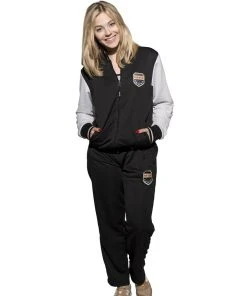 Tracksuits Fitness Suit TOP TEN Coat Of Arms - Black/grey, 7727-91