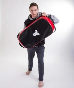 Fighter Reversible Kicking Shield - MULTI GRIP - Black/red, FKSH-11 TRAINING