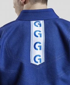 BJJ Uniforms Grips Classic Logo BJJ Kimono - Blue/white, G10124-BLUWHT 11 BJJ Uniforms Grips Classic Logo BJJ Kimono - Blue/white, G10124-BLUWHT