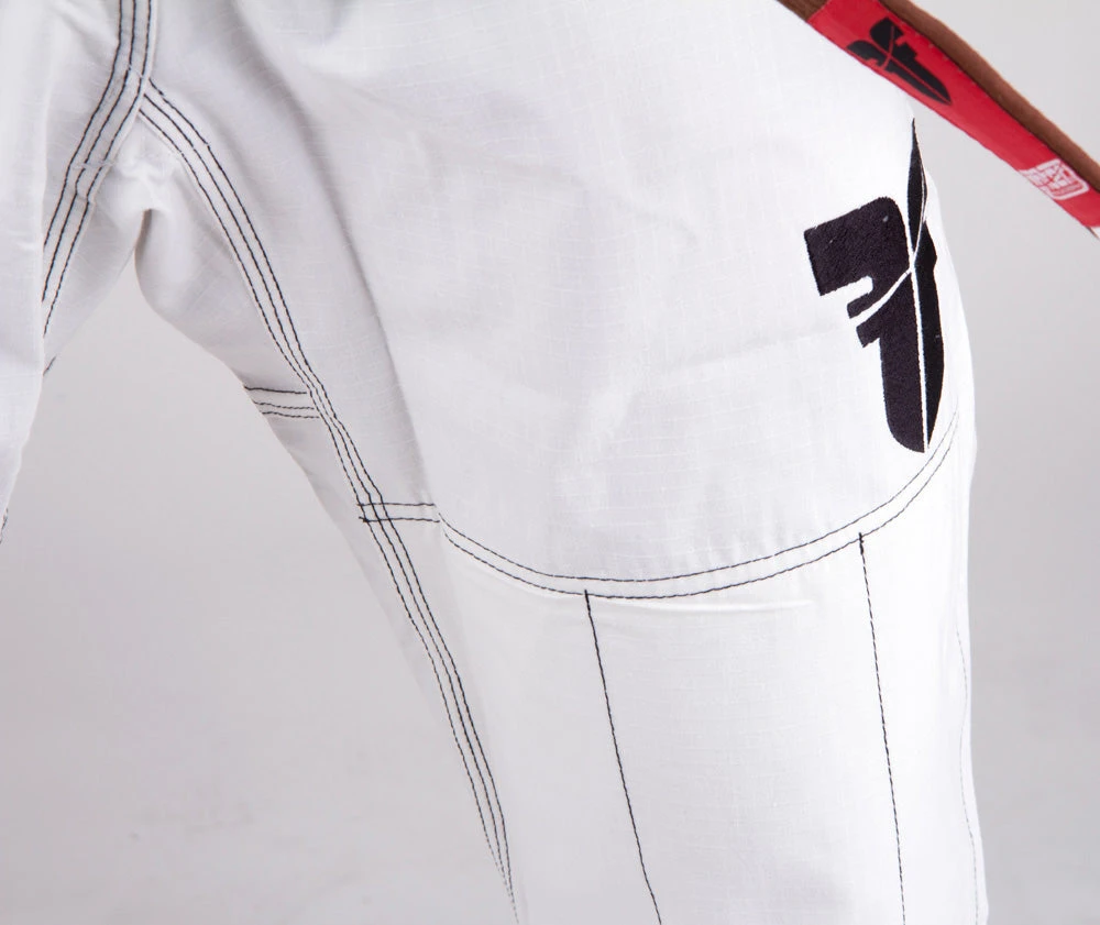 Fighter BJJ Kimono Rice Straw - KIDS - White, BJJBW-08 6 Fighter BJJ Kimono Rice Straw - KIDS - White, BJJBW-08