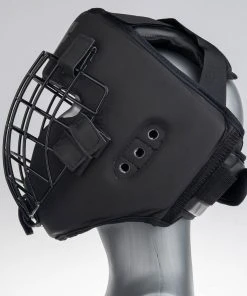 PROTECTION Fighter Shock Head Guard - Black, JE999-BLK
