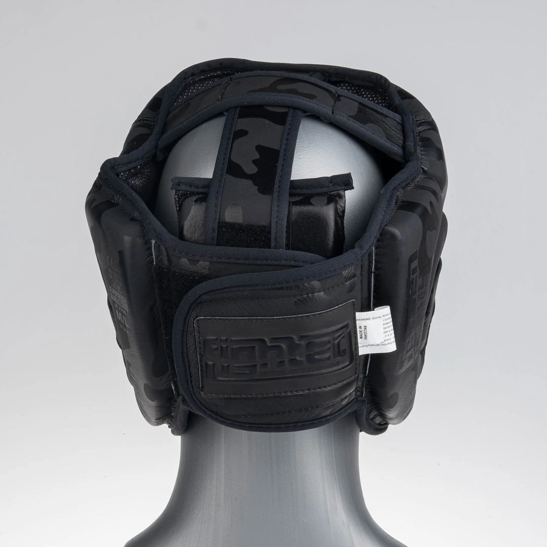 Headguard Fighter Sparring Pro - Black/camo, FHG-001CBK PROTECTION 6 Headguard Fighter Sparring Pro - Black/camo, FHG-001CBK PROTECTION