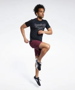 Reebok Workout ActivChill Training Tee - Black, FS8444 Training T-Shirts