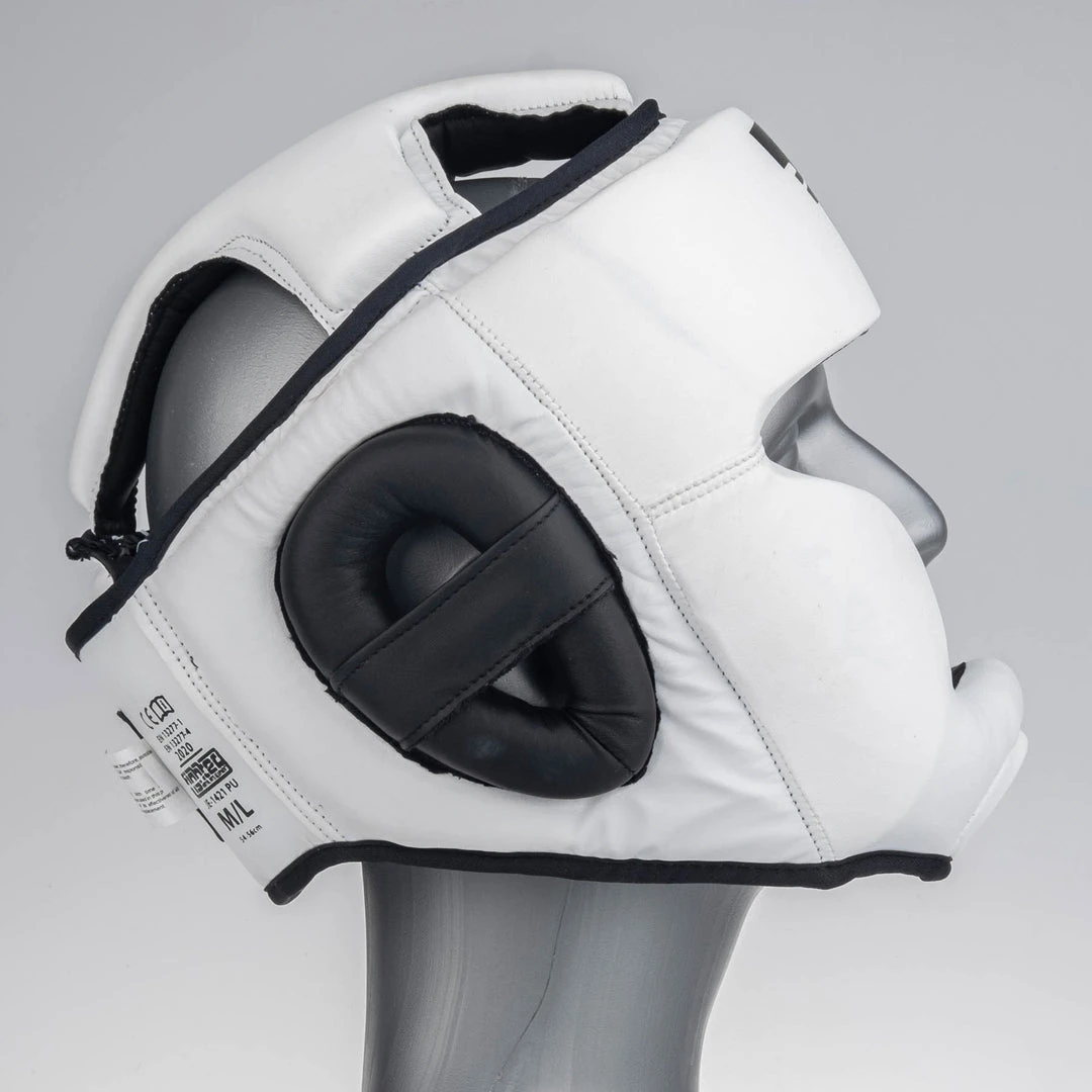 Headguard Fighter Sparring - White, JE1421PUWHT PROTECTION 6 Headguard Fighter Sparring - White, JE1421PUWHT PROTECTION