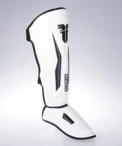 Fighter Shinguards Thai Ergo - White, FSG-004WB