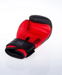 Fighter Boxing Gloves SPLIT-red/black, FBG-001BR 23 Fighter Boxing Gloves SPLIT-red/black, FBG-001BR