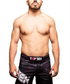 Top Ten MMA Prism Shorts - Black, 18151-91