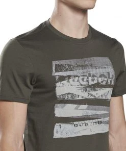 T-Shirts Reebok CBT Core Boxing Tee - Green, FU1261 11 T-Shirts Reebok CBT Core Boxing Tee - Green, FU1261