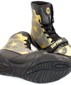 Boxing Shoes Top Ten - Black/gold, 1172-92 13 Boxing Shoes Top Ten - Black/gold, 1172-92