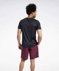 Reebok Workout ActivChill Training Tee - Black, FS8444 Training T-Shirts