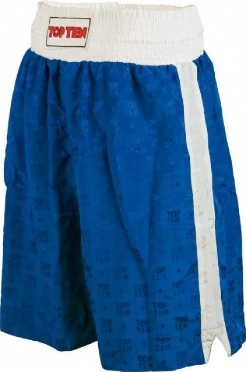 Top Ten Boxing Shorts - Blue, 1805B 3 Top Ten Boxing Shorts - Blue, 1805B
