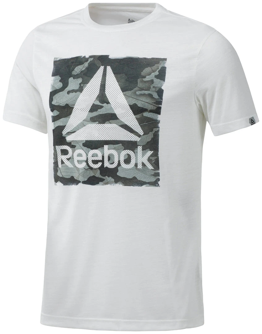 Reebok Camo Logo T-Shirt White, CF3848 T-Shirts 4 Reebok Camo Logo T-Shirt White, CF3848 T-Shirts
