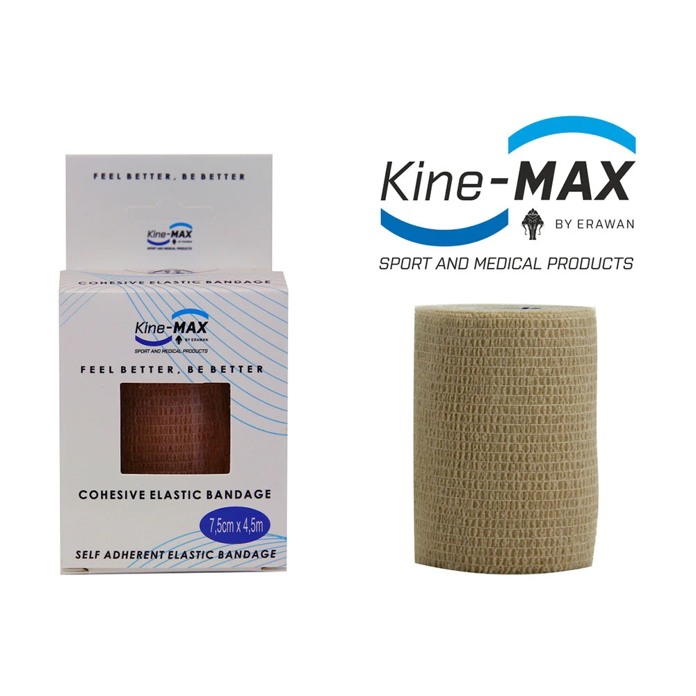 KinesioMAX Kine-MAX Self-securing Elastic Bandage-5cm,7,5cm,10cm - Beige, CEB5BEI,CEB7BEI,CEB10BEI TRAINING 5 KinesioMAX Kine-MAX Self-securing Elastic Bandage-5cm,7,5cm,10cm - Beige, CEB5BEI,CEB7BEI,CEB10BEI TRAINING