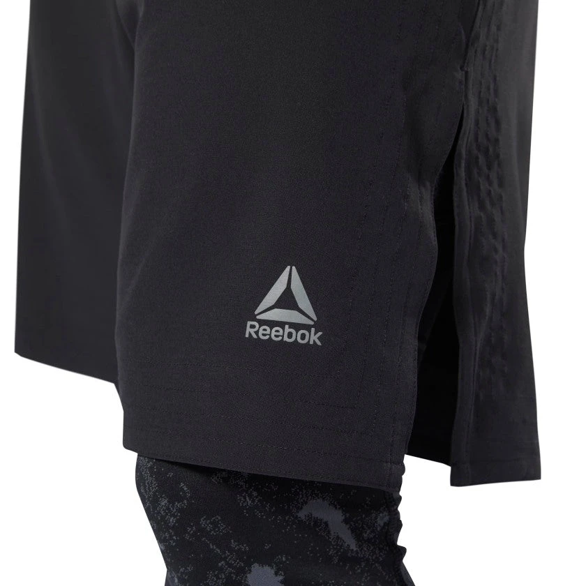 Reebok Combat Boxing Shorts - Black, DU4970 Training Shorts 6 Reebok Combat Boxing Shorts - Black, DU4970 Training Shorts