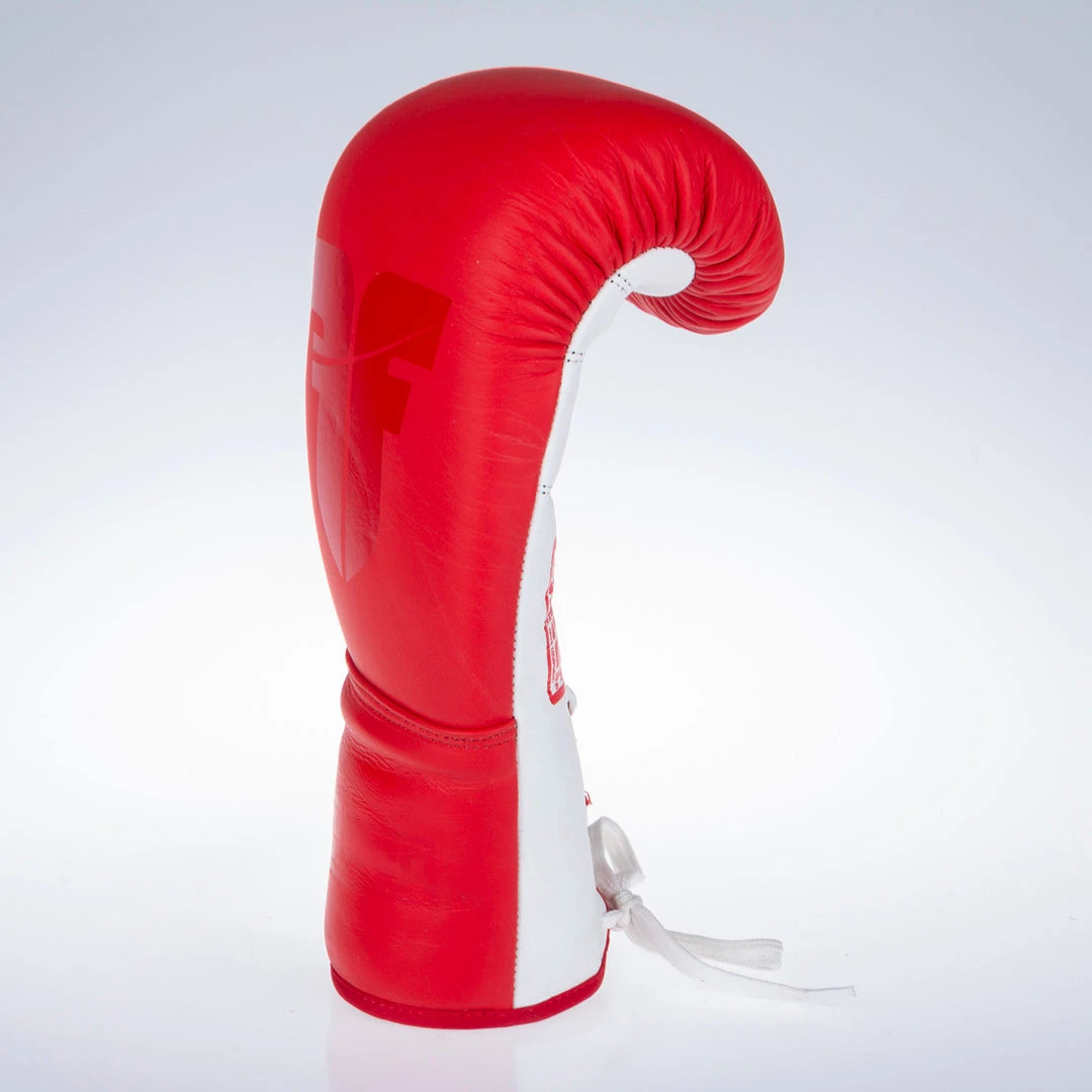 Fighter Boxing Gloves Competition Pro - Red/white, FBG-004R 4 Fighter Boxing Gloves Competition Pro - Red/white, FBG-004R