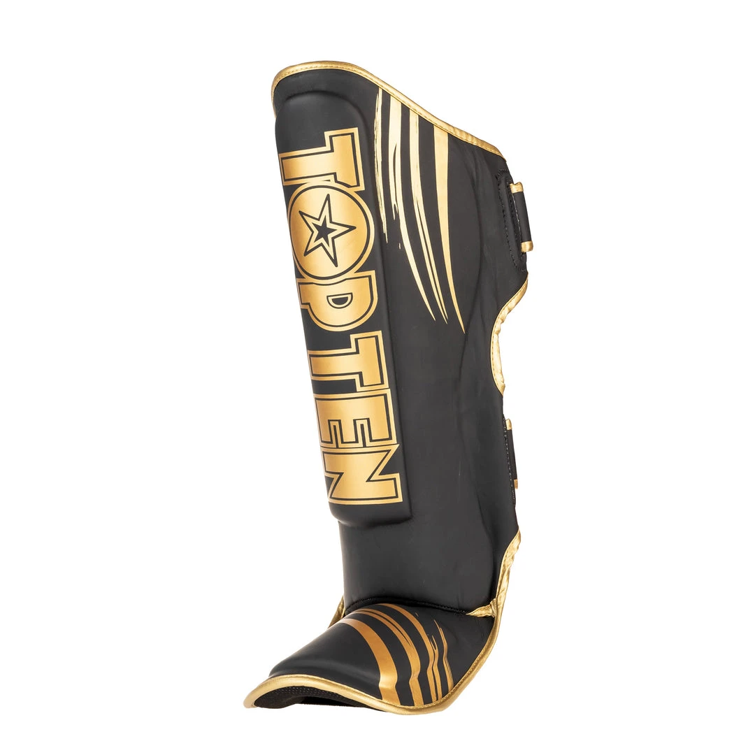 PROTECTION Top Ten Shin Guards SuperLight - Black/gold, 32194-92 5 PROTECTION Top Ten Shin Guards SuperLight - Black/gold, 32194-92