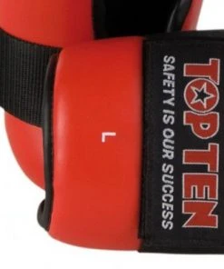 GLOVES Open Hands Top Ten Point Fighter - Red, 2165-4