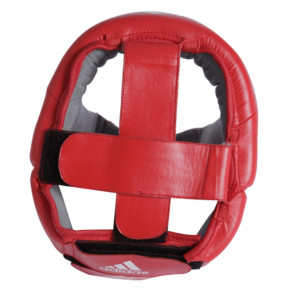 Adidas PROTECTION AIBA Boxing Head Guard - Red, AIBAH1-R 5 Adidas PROTECTION AIBA Boxing Head Guard - Red, AIBAH1-R