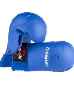 Hayashi Karate Fist Protector TSUKI With Thumb (WKF Approved) - Blue, 238