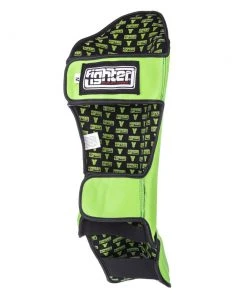PROTECTION Fighter Shinguards Thai - Black/green, JE1573FFG