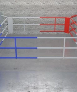 Floor Boxing Ring Fighter Wall II With 3 Ropes, BRF-NF2W