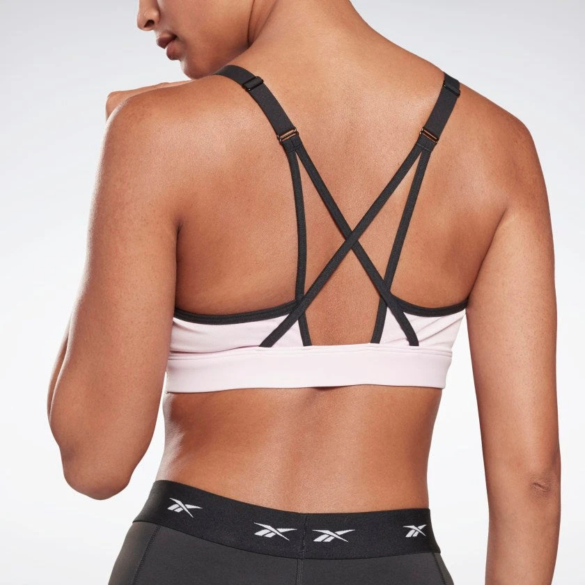 Reebok Hero Medium - Impact Strappy Bra - Pink, FK5339 6 Reebok Hero Medium - Impact Strappy Bra - Pink, FK5339