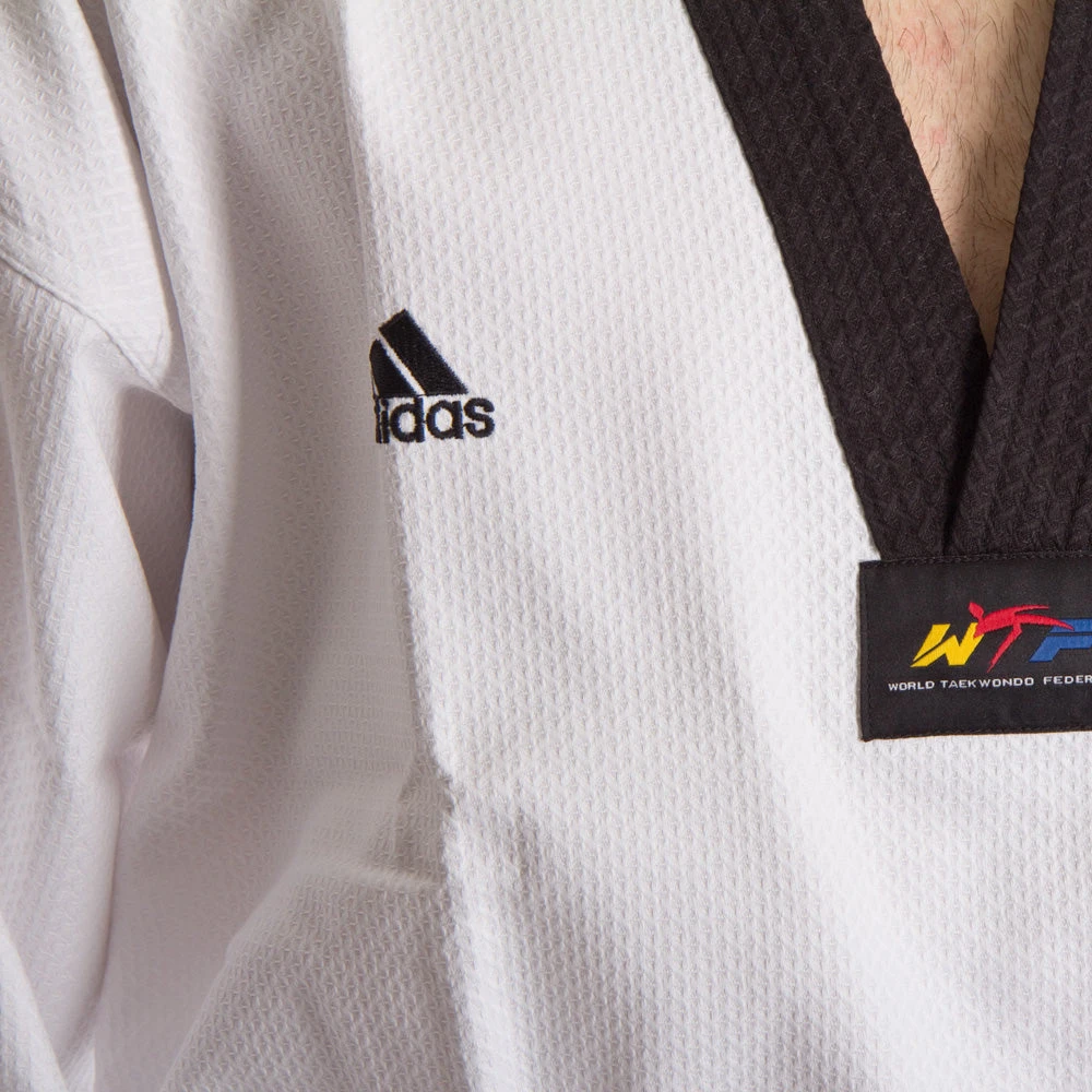 Adidas TKD Dobok - GRAND MASTER - White, Adigrand Taekwondo WT Uniforms 4 Adidas TKD Dobok - GRAND MASTER - White, Adigrand Taekwondo WT Uniforms