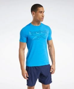 Reebok Activchill Tee - Blue, FU3284 Training T-Shirts