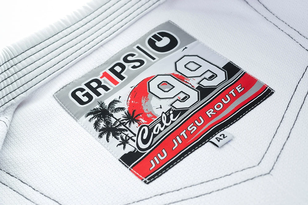 BJJ Uniforms Kimono Grips Cali 99 - White, G10112-WHT 11 BJJ Uniforms Kimono Grips Cali 99 - White, G10112-WHT