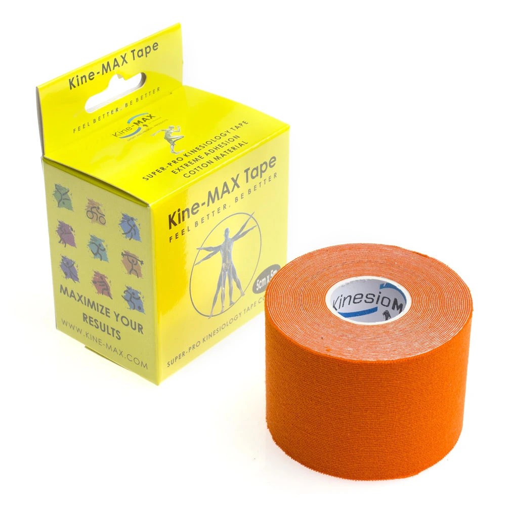 KinesioMAX Kine-MAX Super Pro Cotton - Orange, KTSCORA01 3 KinesioMAX Kine-MAX Super Pro Cotton - Orange, KTSCORA01