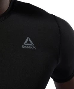 Training T-Shirts Reebok WOR Logo Compression Tee - Black, DP6163 8 Training T-Shirts Reebok WOR Logo Compression Tee - Black, DP6163