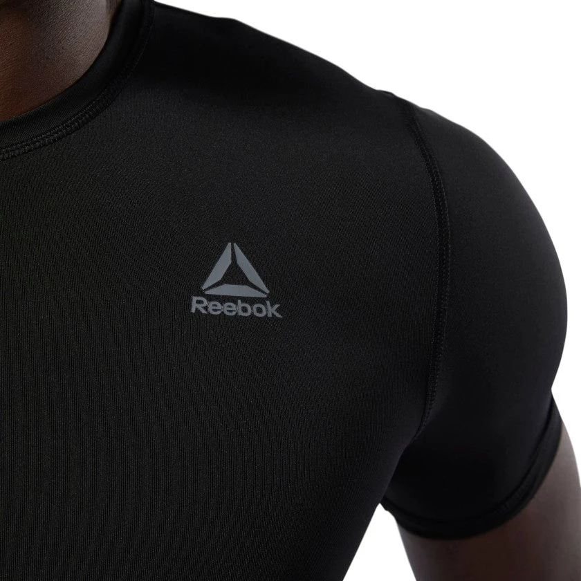 Training T-Shirts Reebok WOR Logo Compression Tee - Black, DP6163 5 Training T-Shirts Reebok WOR Logo Compression Tee - Black, DP6163