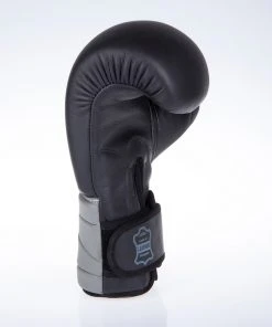 Fighter Boxing Gloves Sparring - Black/gray, FBG-002-BG 15 Fighter Boxing Gloves Sparring - Black/gray, FBG-002-BG