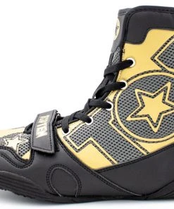 Boxing Shoes Top Ten - Black/gold, 1172-92