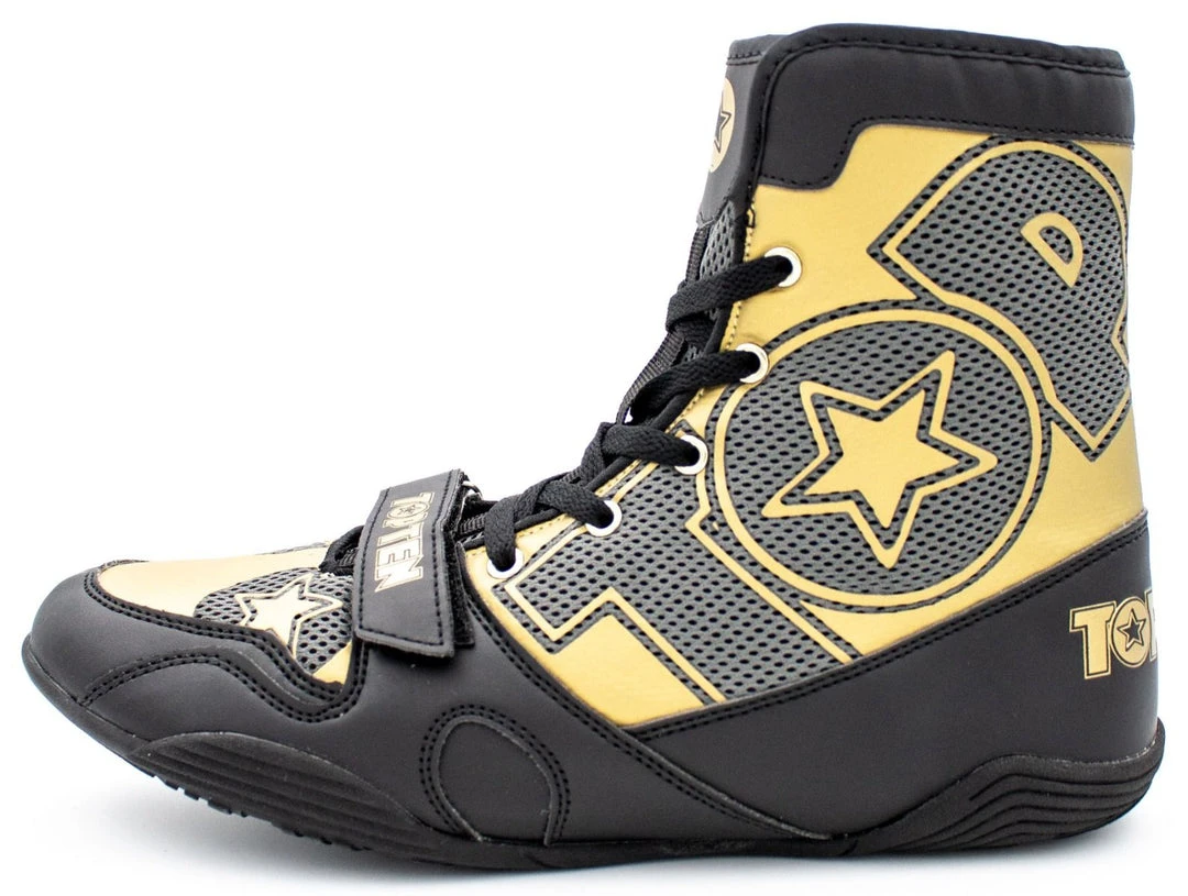 Boxing Shoes Top Ten - Black/gold, 1172-92 3 Boxing Shoes Top Ten - Black/gold, 1172-92