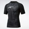 Reebok Printed Compression Tee, FS8579 Training T-Shirts
