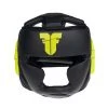 PROTECTION Headguard Fighter Sparring - Black/neon Yellow, JE1421PUBNY