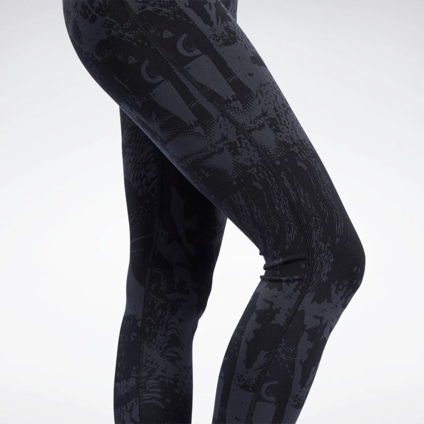 Pants Reebok Combat Jacquard Lux Tights, FK2429 5 Pants Reebok Combat Jacquard Lux Tights, FK2429