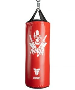 FIGHTER NINJA BOXING HEAVY BAG - RED, FBBN-01