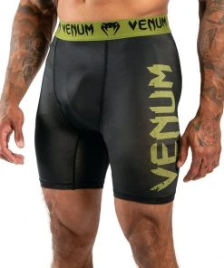 Venum Boxing Lab Compression Shorts - Khaki, VENUM-03987-539