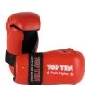 GLOVES Open Hands Top Ten Point Fighter - Red, 2165-4