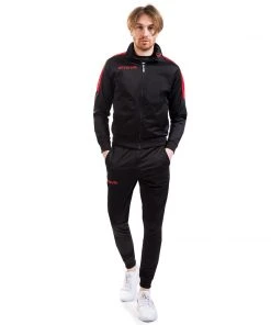 Fitness Suit Givova Revolution - Black/red, TR033BLRD Tracksuits