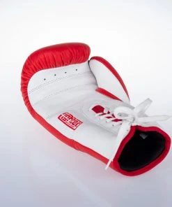 Fighter Boxing Gloves Competition Pro - Red/white, FBG-004R 19 Fighter Boxing Gloves Competition Pro - Red/white, FBG-004R