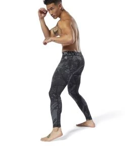 Pants Reebok Jacquard Tights - Black, DU4975