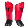 PROTECTION Fighter Shinguards Thai Classic - Red/black, JE1573RB 2 PROTECTION Fighter Shinguards Thai Classic - Red/black, JE1573RB