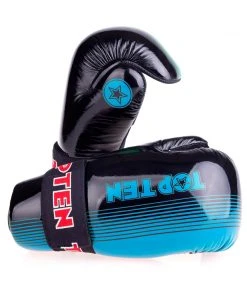 GLOVES Pointfighter TOP TEN Glossy - Black/blue, 2067-96LA