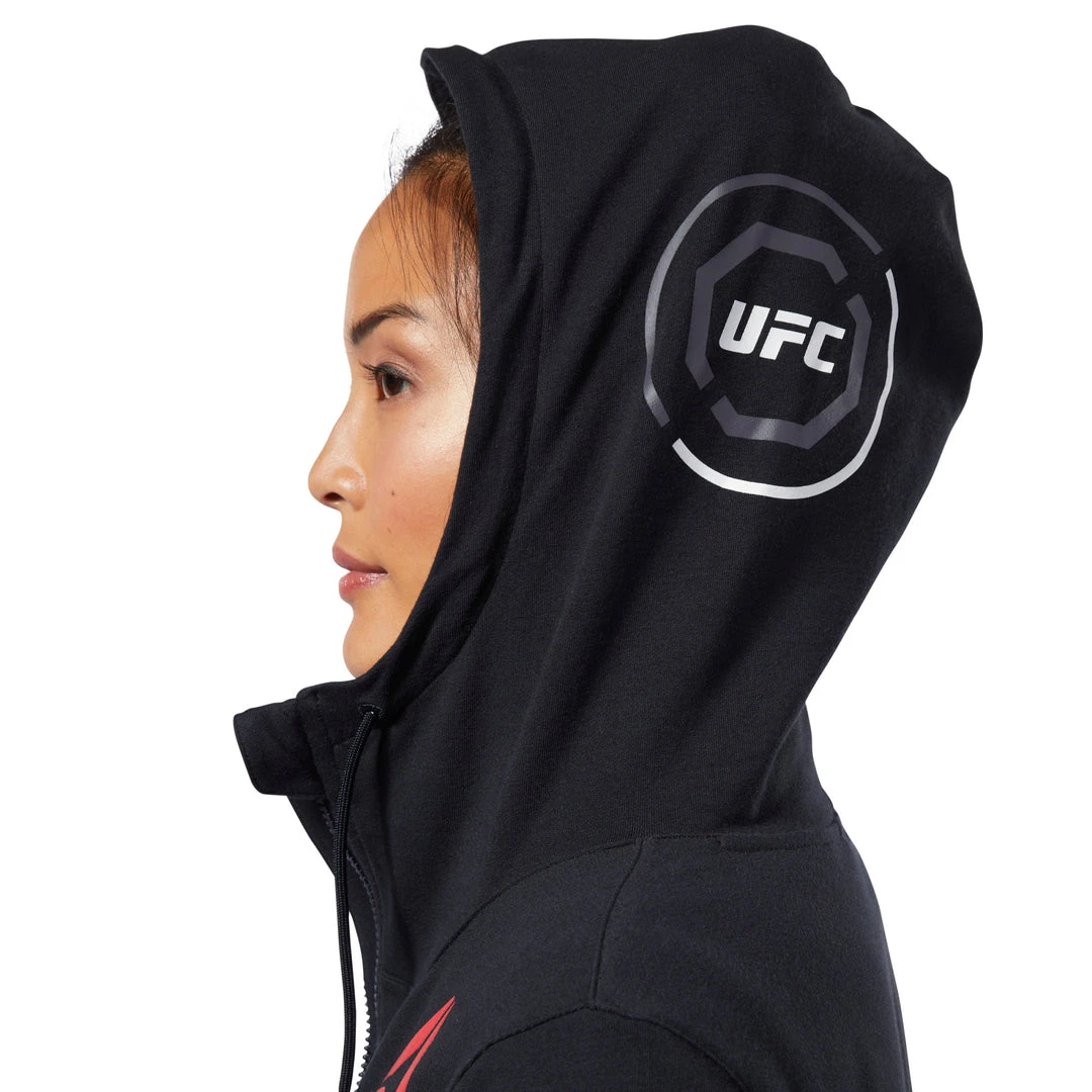 Reebok Hoodies UFC FIGHT NIGHT Blank Walkout Hoodie - Black, CE7494 9 Reebok Hoodies UFC FIGHT NIGHT Blank Walkout Hoodie - Black, CE7494