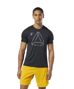 Training T-Shirts Reebok Training Activchill Tee - Black, DU3933
