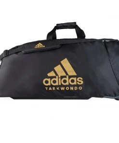 TRAINING Adidas TKD TROLLEY Bag - Black/gold, ADIACC057CS-GOLD