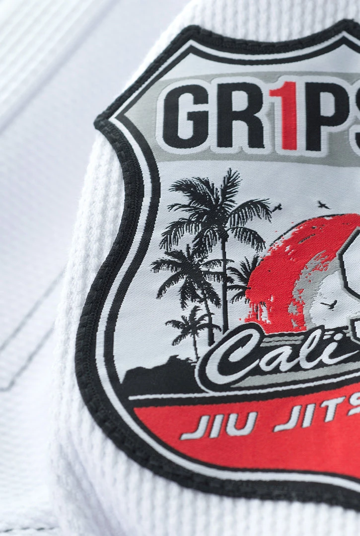 BJJ Uniforms Kimono Grips Cali 99 - White, G10112-WHT 7 BJJ Uniforms Kimono Grips Cali 99 - White, G10112-WHT